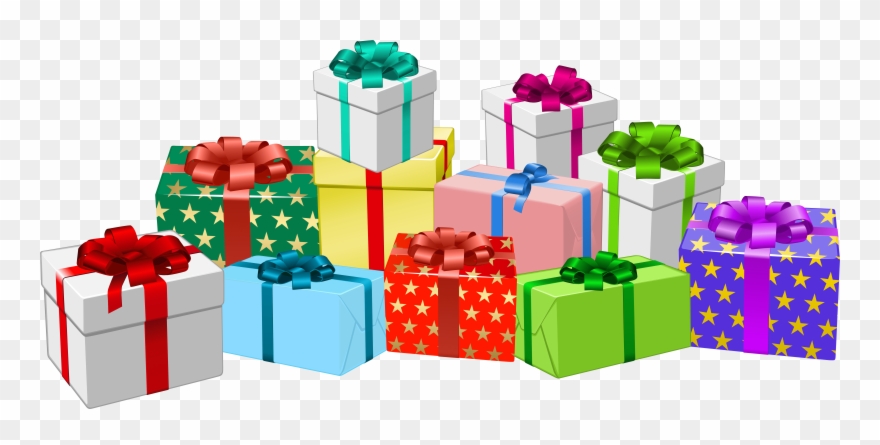 Boxes Of Gifts Clip Art - Png Download