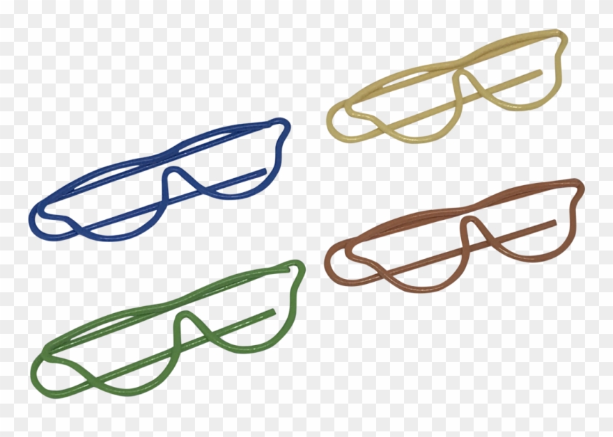 Royalty Free Clip Glasses Guardrail - Paper Clip - Png Download