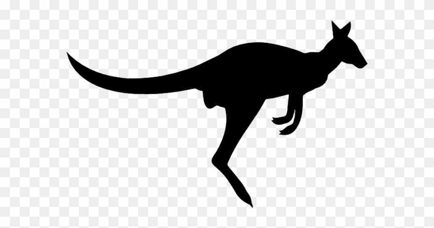 Kangaroo Silhouette Png Transparent Image Png Arts - Kangaroo Clipart