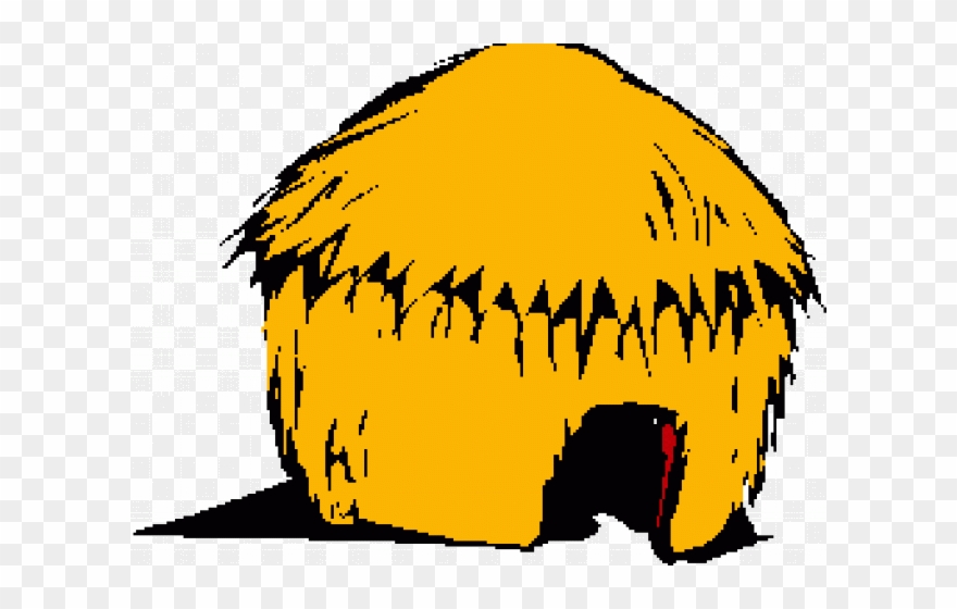 Hut Clipart Straw Hut - Grass Hut - Png Download