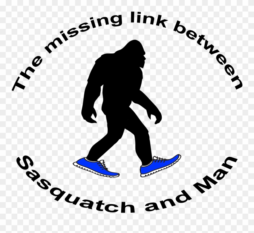 Bigfoot-running - Cafepress Bigfoot I Believe Throw Pillow Clipart