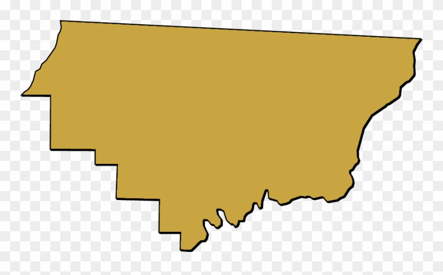 A Collection Of Simplified Outline Maps Of Gadsden Clipart