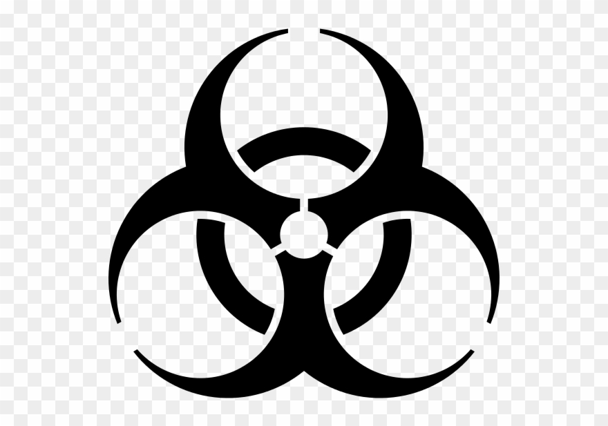 File - Biohazard Symbol - Svg - Biohazard Symbol Png Clipart