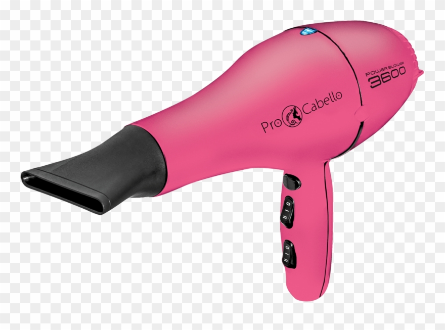 Hair Dryer Png Pic - Procabello Professional Hair Blow Dryer (pink) Clipart