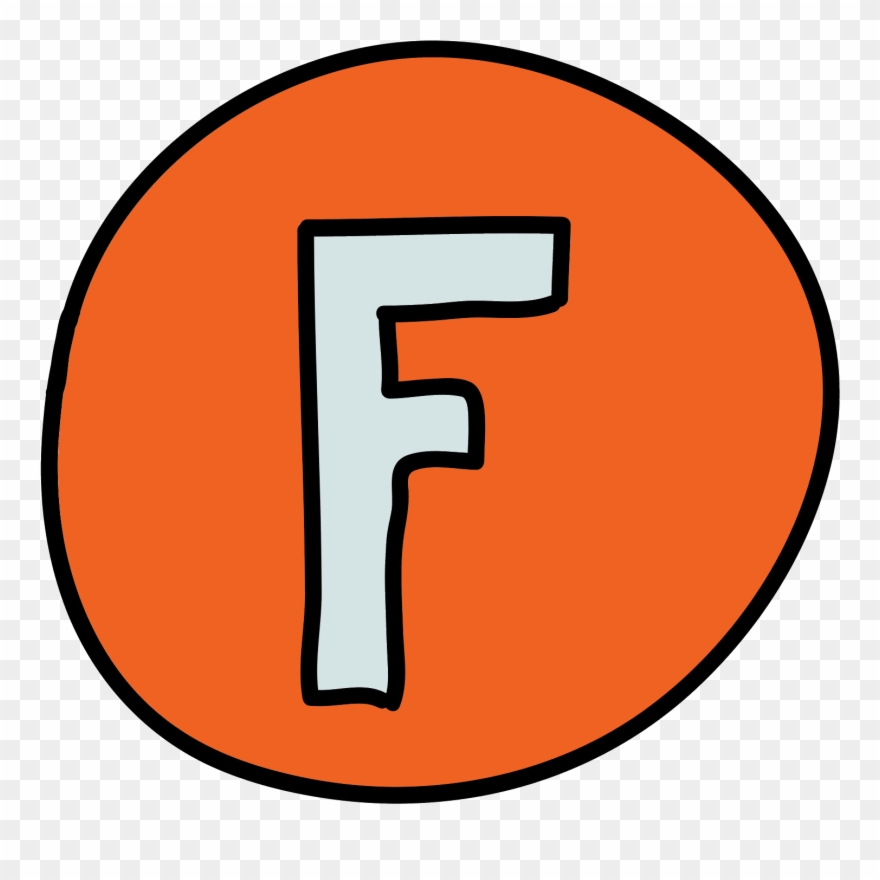 Circled F Icon - Air France Clipart