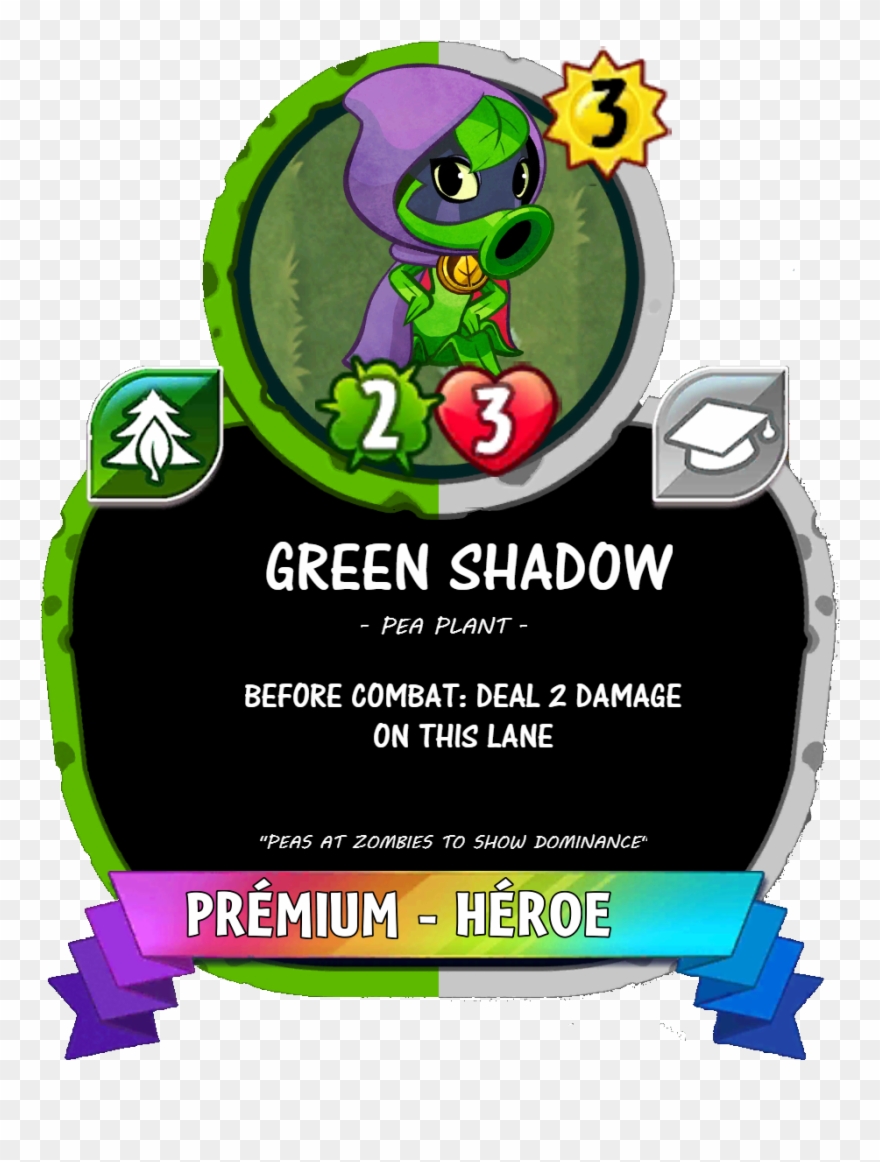 Plants Vs Zombies Heroes Legendary Cards Clipart