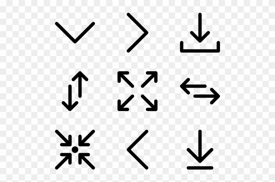 Arrows - Outsource Icon Png Clipart