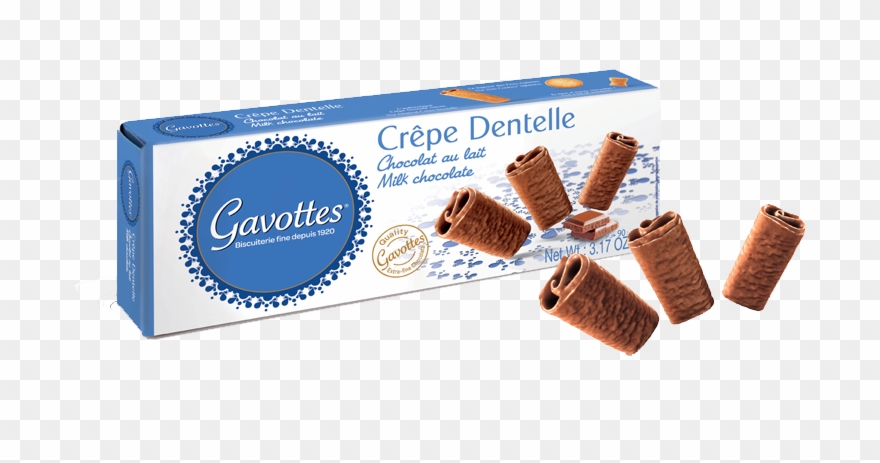 Crêpe Dentelle Milk Chocolate - Gavottes Milk Chocolate Crepes Clipart