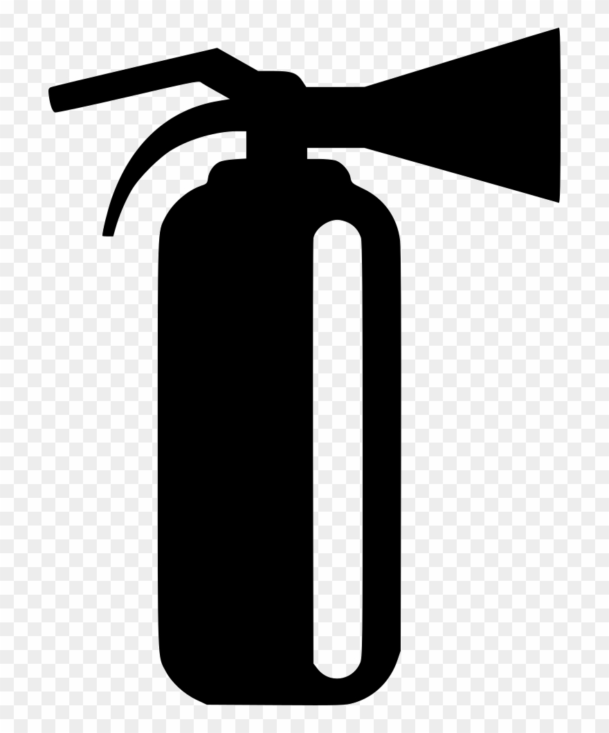 Fire Extinguisher Comments - Black Fire Extinguisher Png Clipart