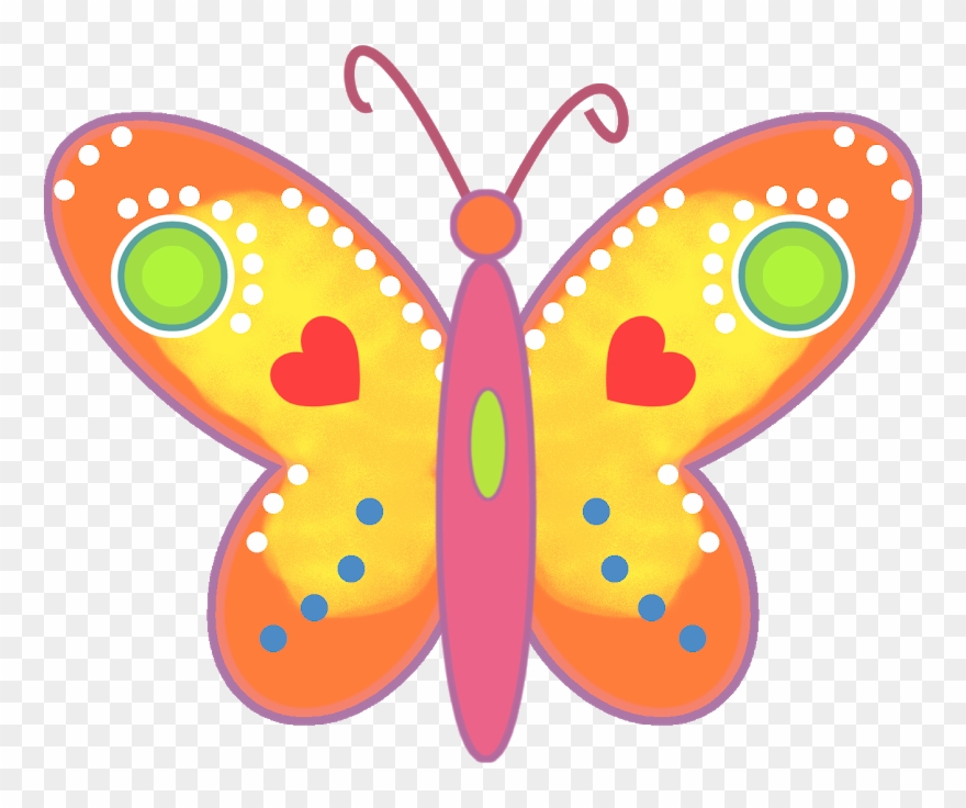 Mariposas Y Libélulas Cute Butterfly, Butterfly Clip - Butterfly - Png Download