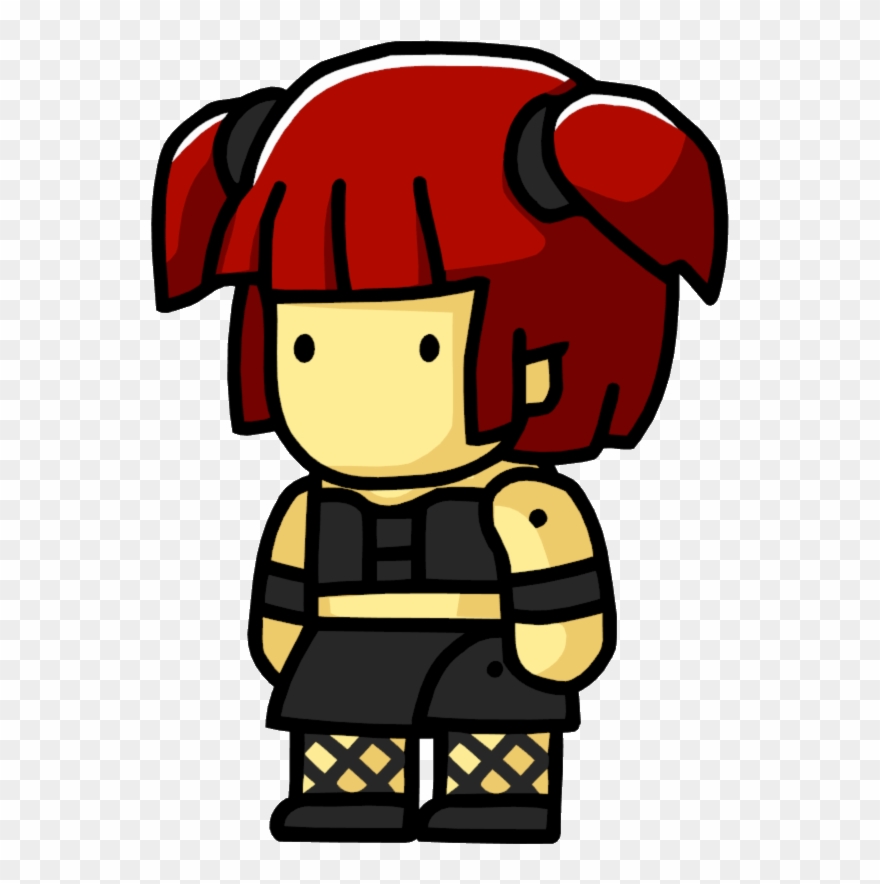 Goth Female - Atheist Scribblenauts Clipart