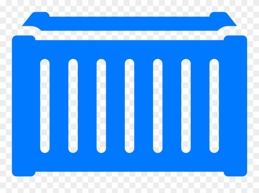 Shipping Containers Icons - Intermodal Container Clipart