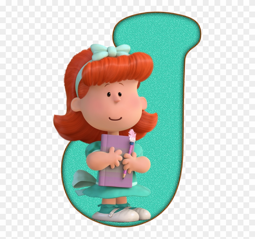 *✿**✿*j*✿**✿*de Alfabeto Decorativo - Peanuts Movie The Little Red Haired Girl Clipart