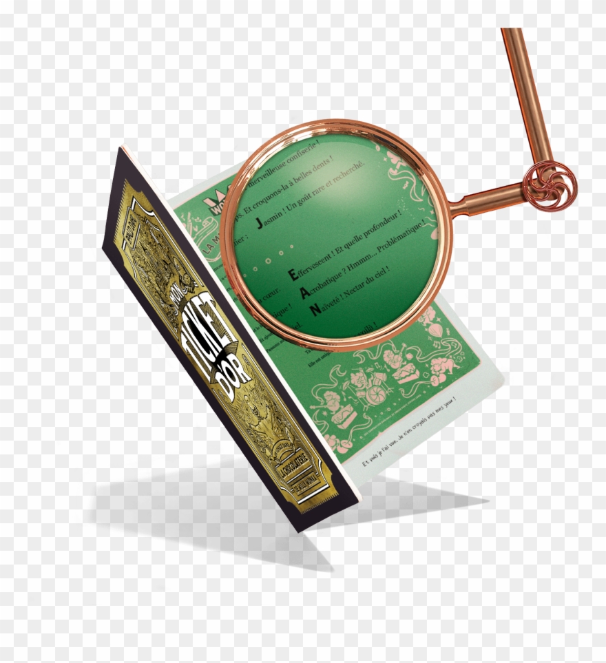 Mon Ticket D'or - Charlie And The Chocolate Factory Clipart