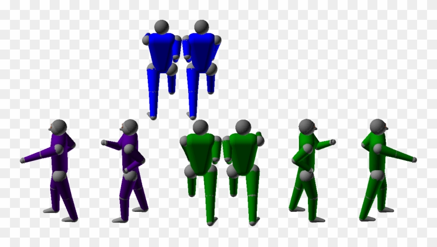 Middle Block, Punch Clipart