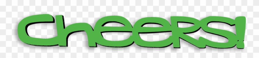 Cheers Tiny Word - Word Clipart