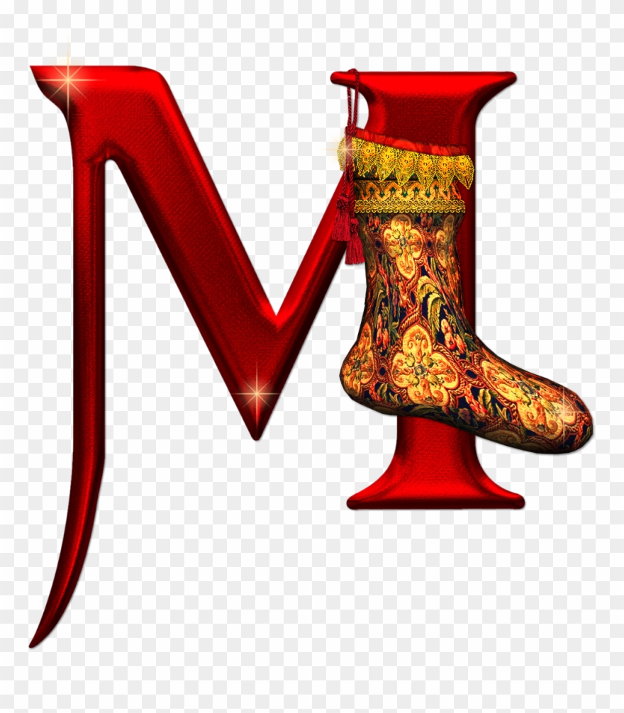 Gifs Y Fondos Pazenlatormenta - La Letra M De Navidad Clipart