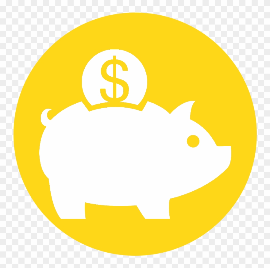 Money Saving Tractor - Donation Icon White Clipart