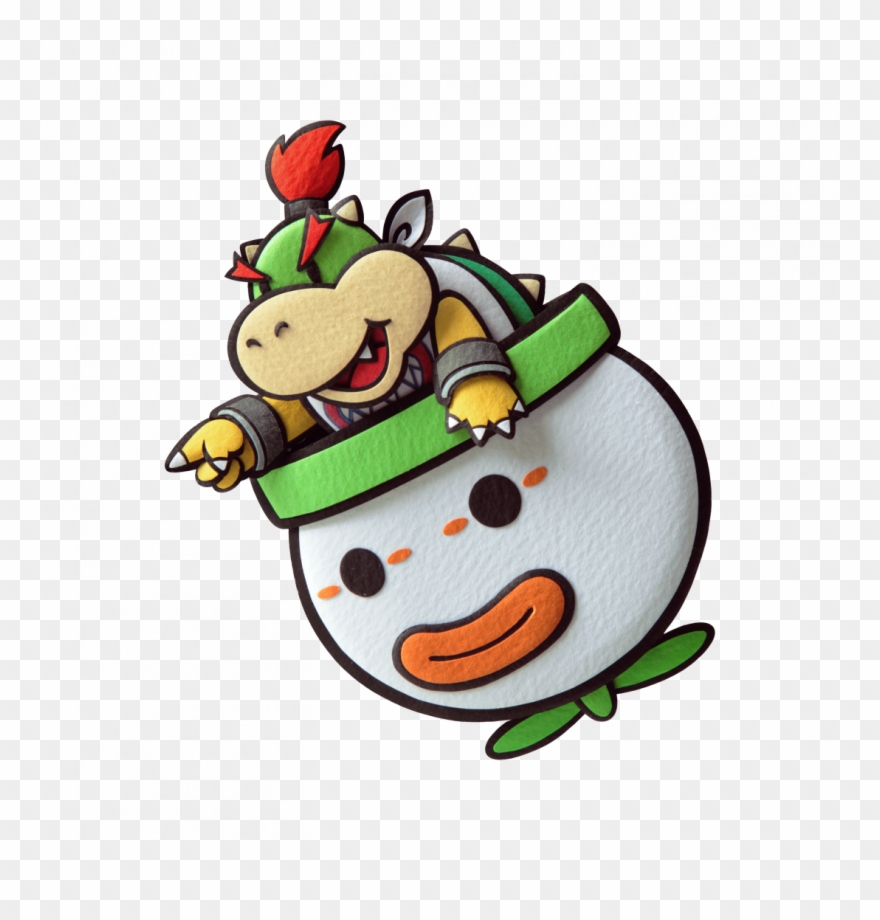 Large Size Of How To Draw Baby Mario Characters Brothers - Paper Mario Color Splash Bowser Jr Clipart