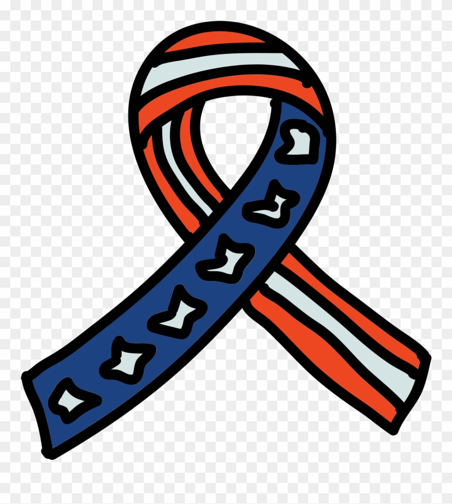 Usa Ribbon Icon - Ribbon Clipart