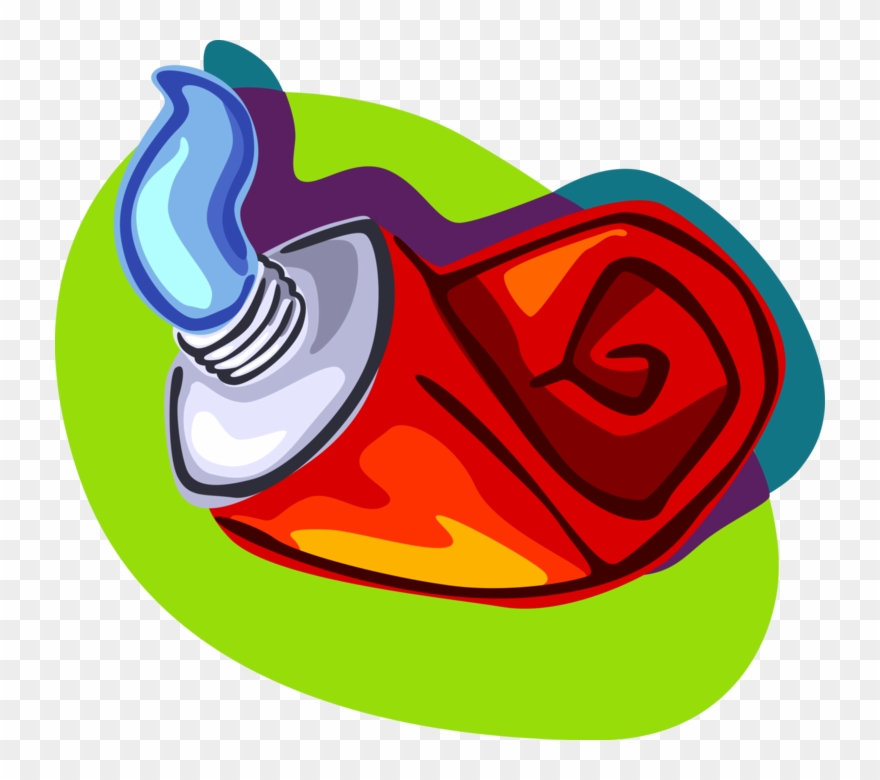 Svg Transparent Toothpaste Dentifrice For Cleaning - Toothpaste Clipart - Png Download