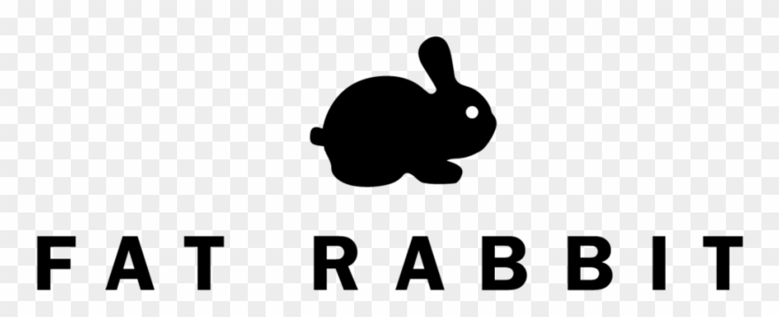 Fat Rabbit Clipart