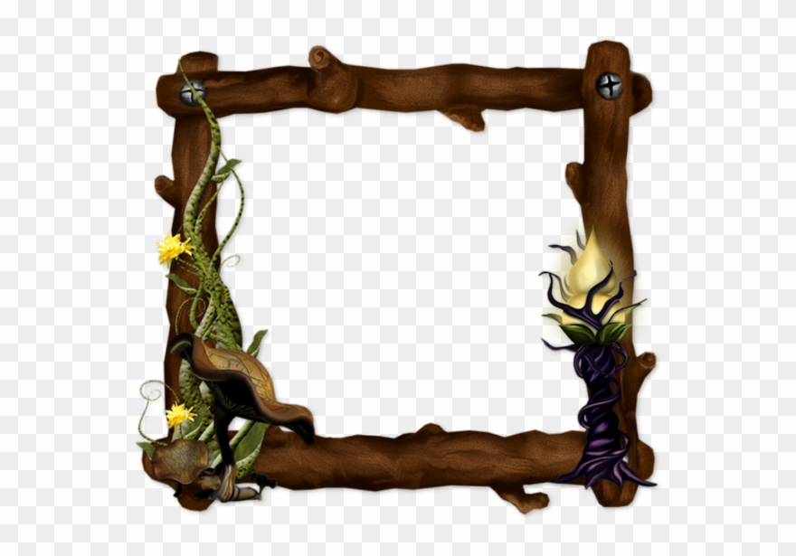 Frames, Frame, Rahmen, Quadro, Png - Frame Enchanted Forest Png Clipart