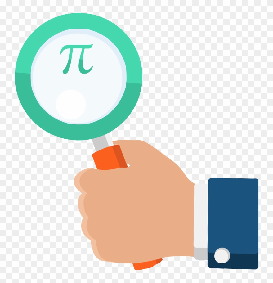 Pi-sglass1 - Magnifying Glass Hand Vector Clipart