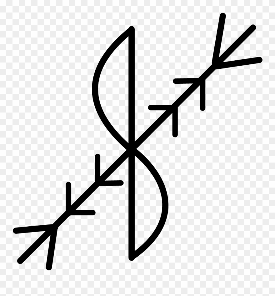 Confidence And Charisma A Little Sigil I Drew While - Sigil Rune Clipart