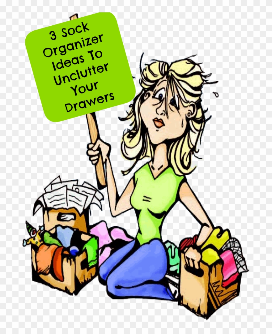 Marsha Developed The Sort It Out Solution, A Low Cost - Decluttering: Methods For Simplifying, Organizing, Clipart