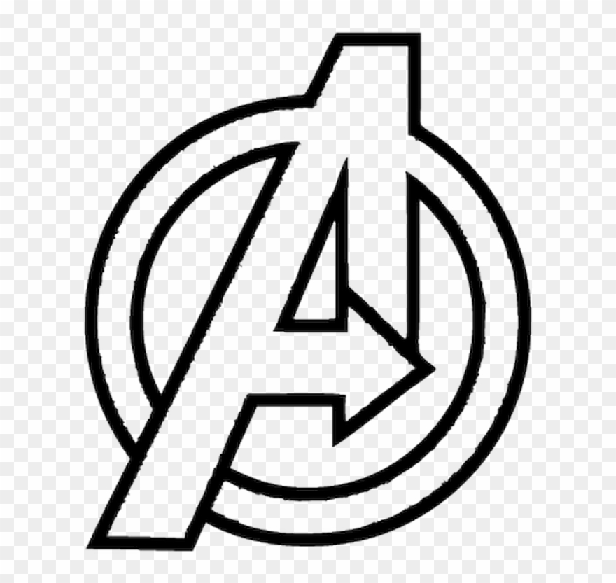 Avengers Logo White Png Clipart