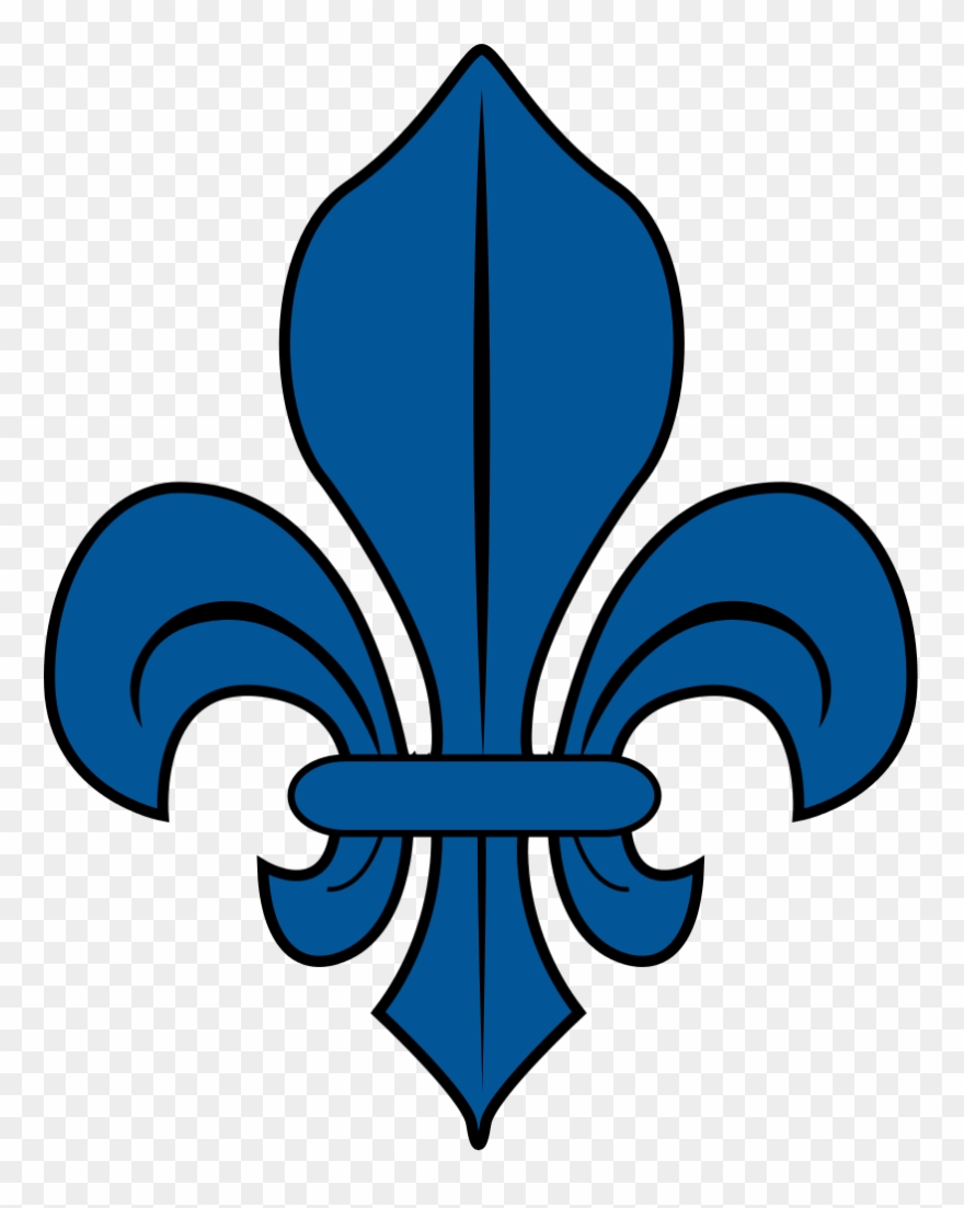 Blue Fleur De Lys - Fleur De Lys Png Clipart