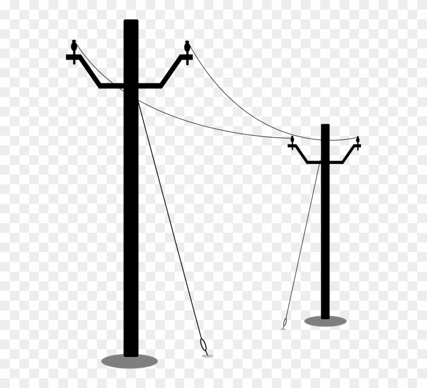 Collection Of Free Electricities Transmission Download - Electric Pole Png Clipart