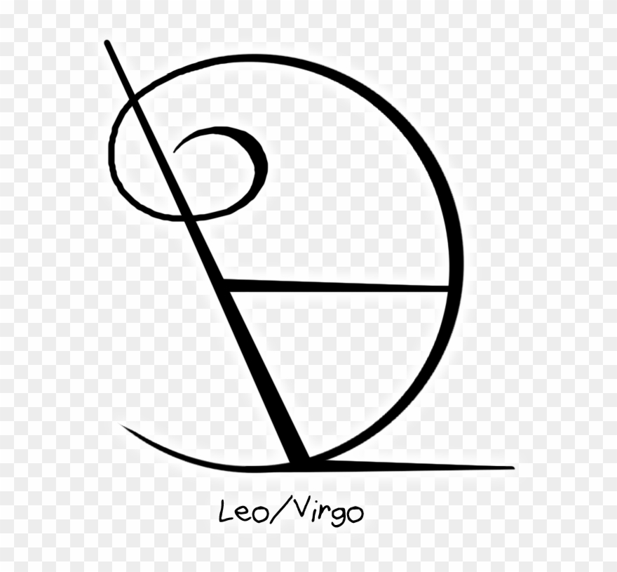 “leo/virgo” Zodiac Sigil - Zodiac Clipart
