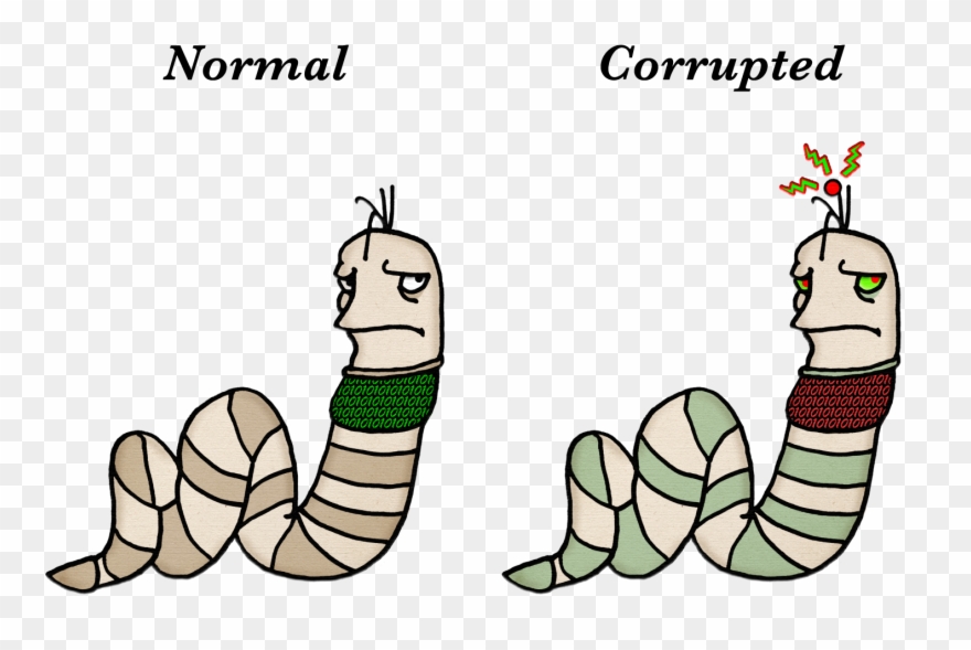 Concept Art For A Digital Bookworm In Two Colour Schemes, - The Knight's Trial Clipart
