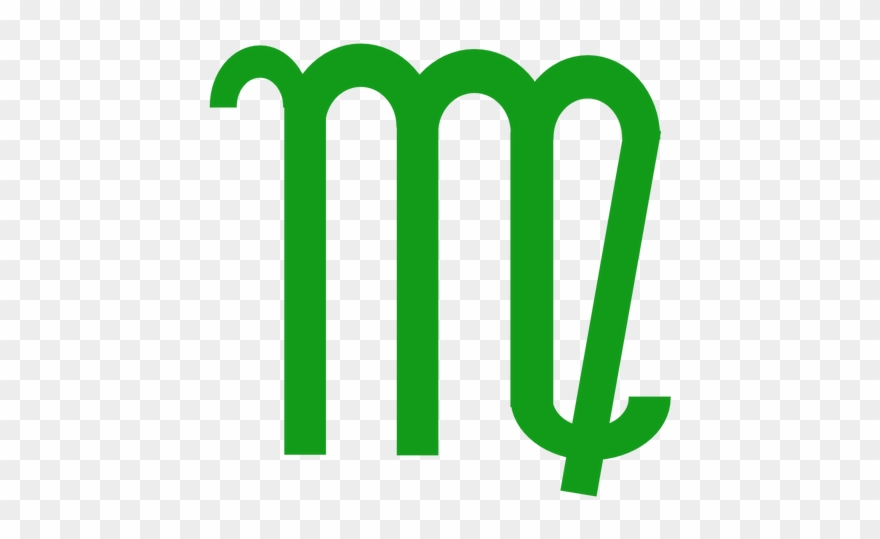 Virgo - Picture - Virgo Sign In Green Clipart