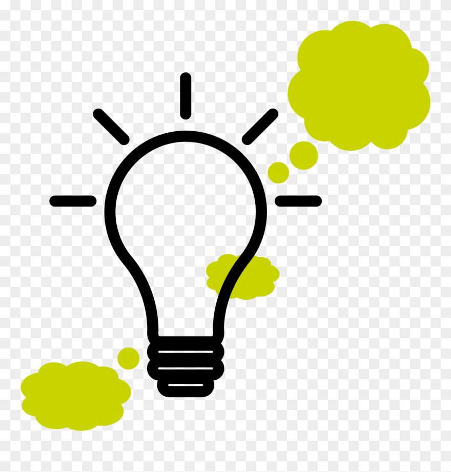 Day Two - Sketch - White Light Bulb Icon Clipart