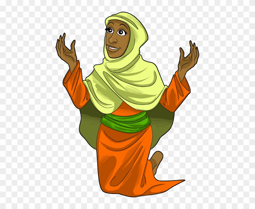 A Woman Who Fears God Is To Be Praised - Cartoon Clipart