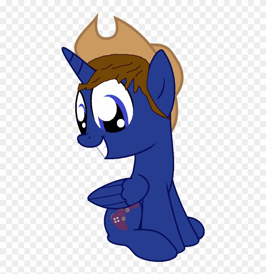 Gamer Colt Is Have A Great Day - Cartoon Clipart
