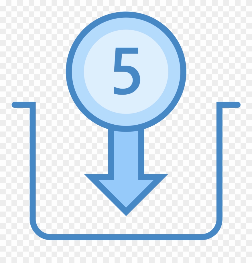 This Appears To Be A Circle With A 5 In The Center - Deposit Account Clipart
