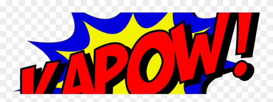 Author Networking Tip Avoid Bashing Others - Superhero Boom Clipart