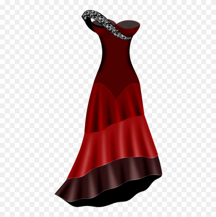 Woman Clothing - Cocktail Dress Clipart