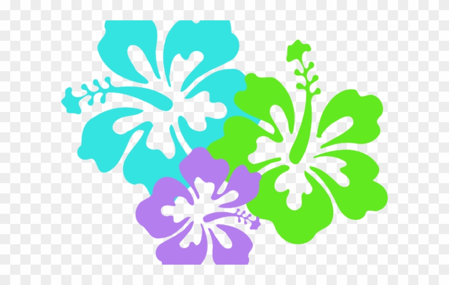 Hibiscus Flower Border Clipart - Png Download