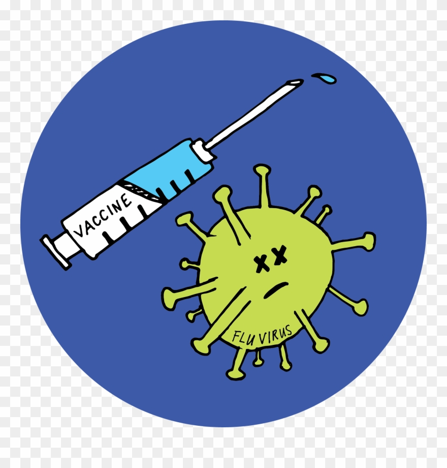 Virus Transparent Seasonal Flu Image Free Library - Ville De Saint Etienne Clipart