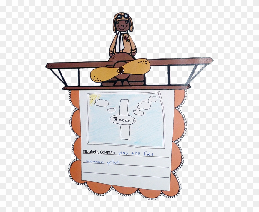 Elizabeth Coleman Craftivity From My Black History - Social Studies Clipart