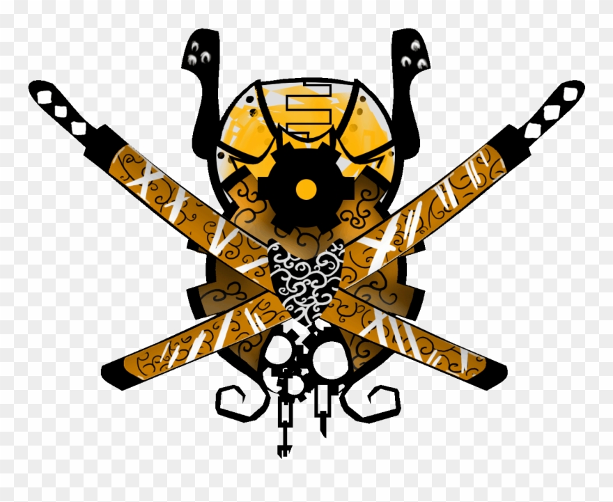 Samurai Transparent Logo Clipart Black And White - Samurai Cool Logo - Png Download