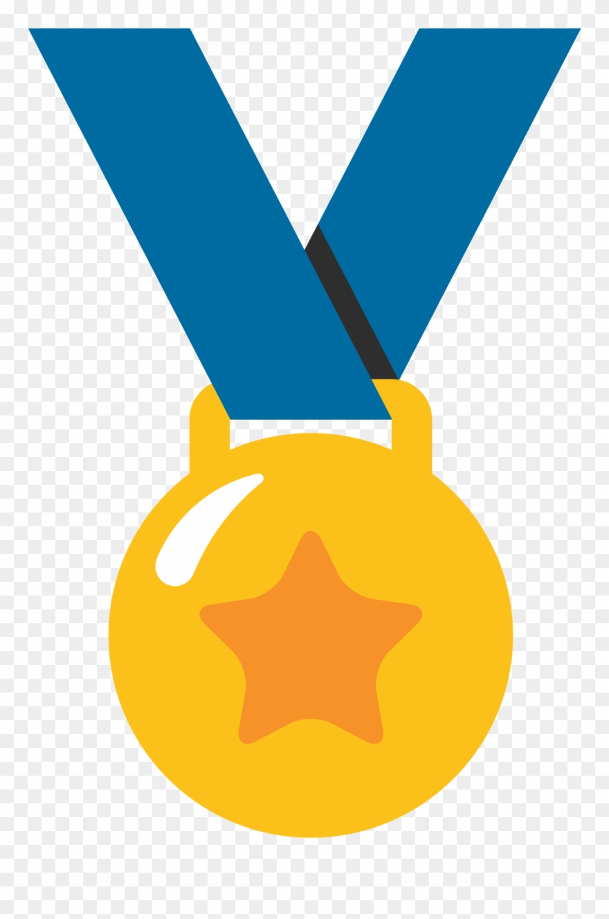 Open - Emoji Medalla Png Clipart