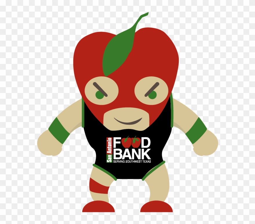 Clipart Freeuse Chili Vector Mascot - San Antonio Food Bank Hunger Fighter - Png Download