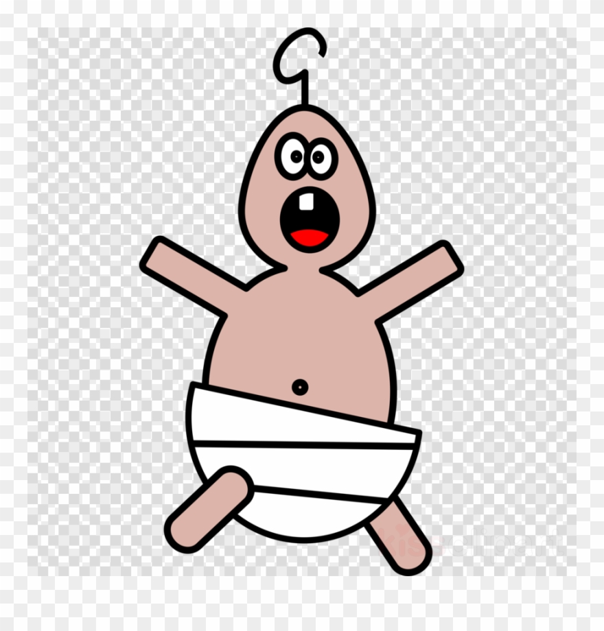 Cartoon Baby Clipart Diaper Infant Clip Art - Noob Png Transparent Png