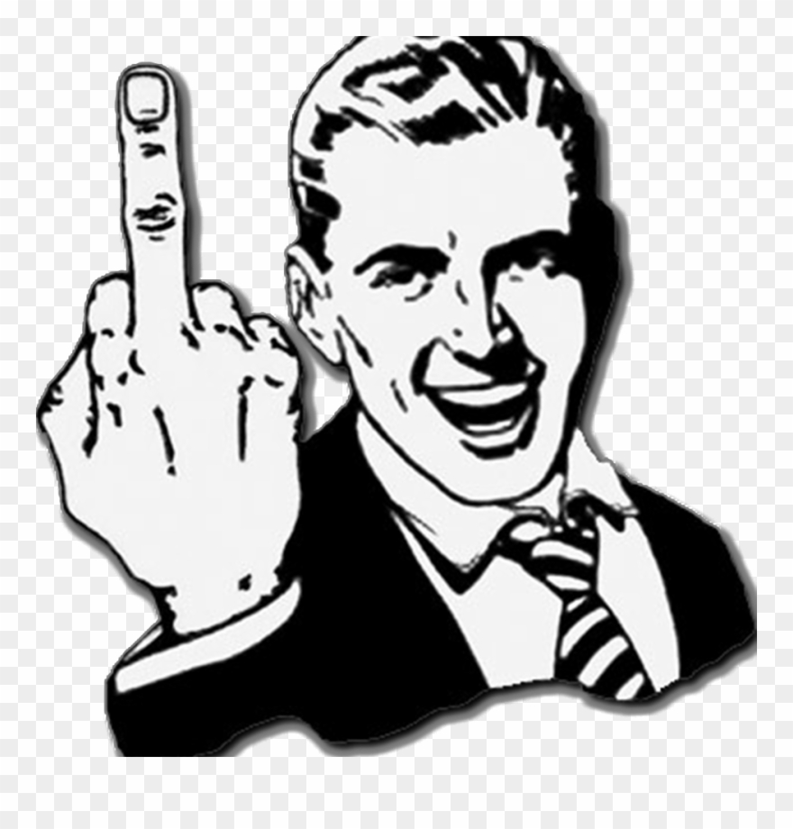 Middle Finger Throw Blanket Clipart